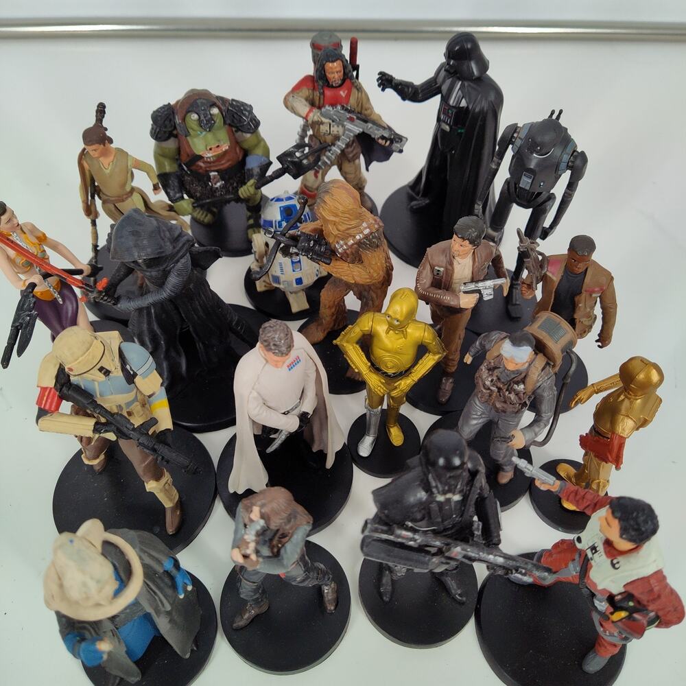 20 Star Wars PVC Figures Cake Toppers Lucas Film Disney Lot 20 Figures Figurines